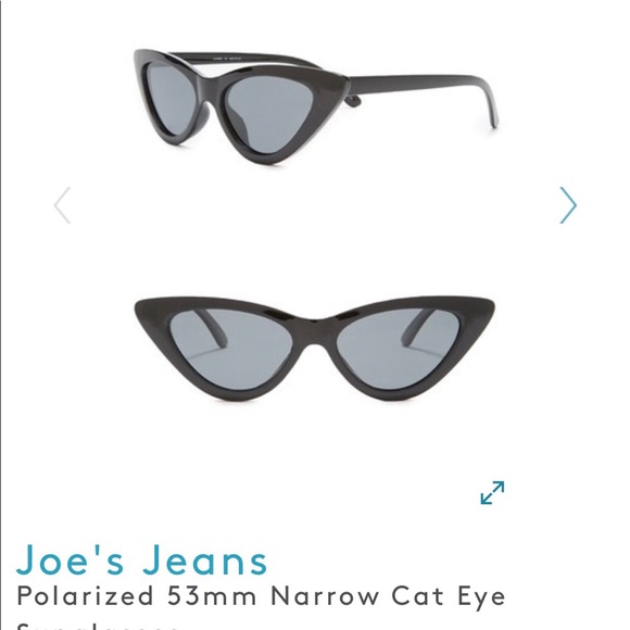 Polarized Narrow Cat Eye Sunglasses - Picture 3 of 16